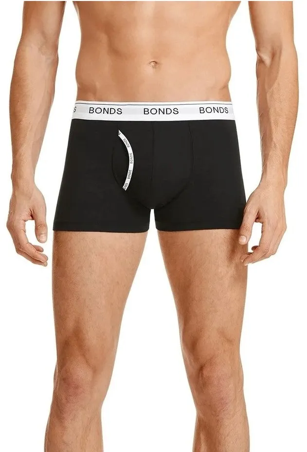 15 X Bonds Guyfront Trunk Mens Underwear Undies Black/White