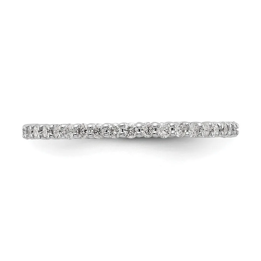 1.5mm 14K Rose, Yellow or White Gold 1/2 Ctw Diamond Eternity Band