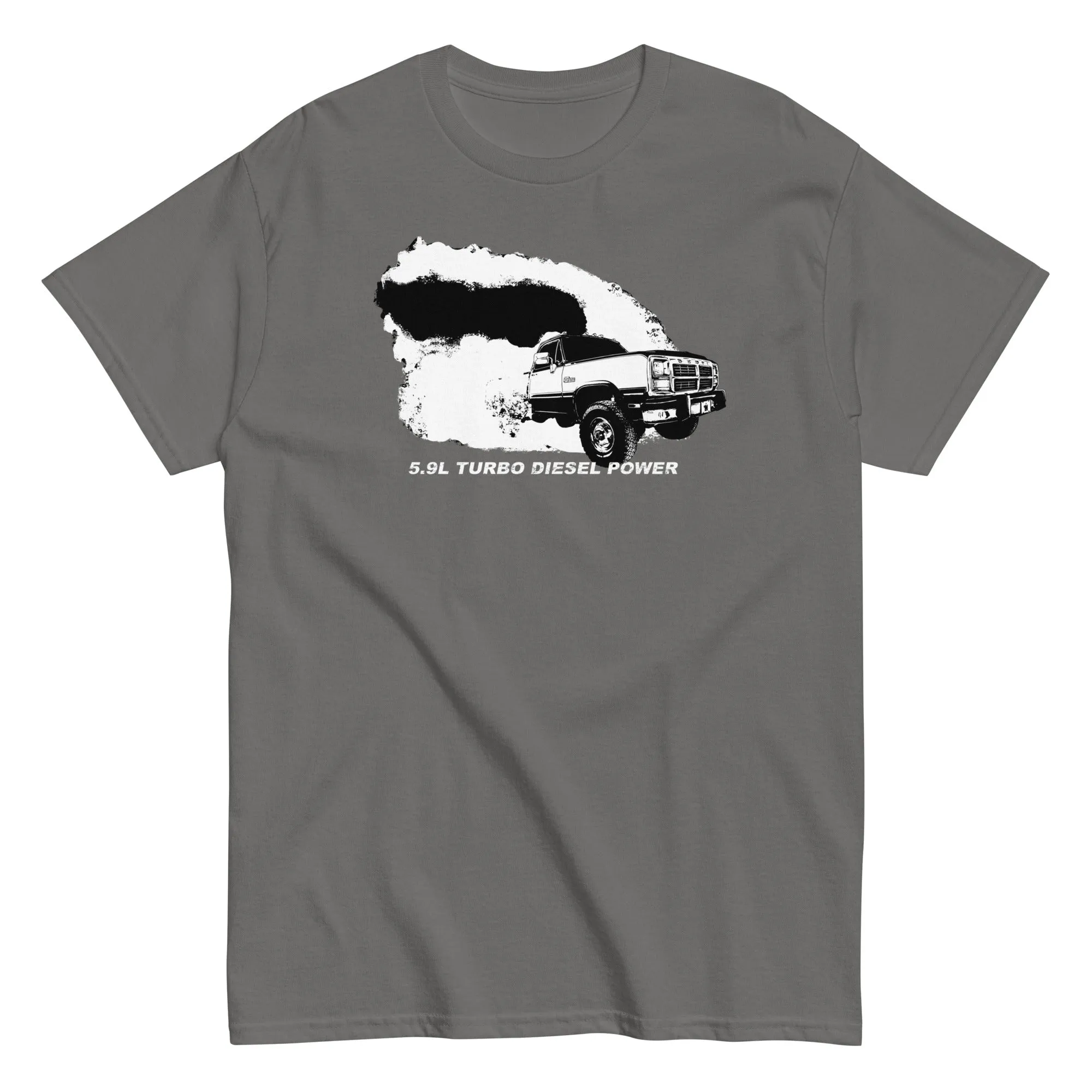 1st Gen 5.9 Diesel Truck Rolling Coal Burnout T-Shirt