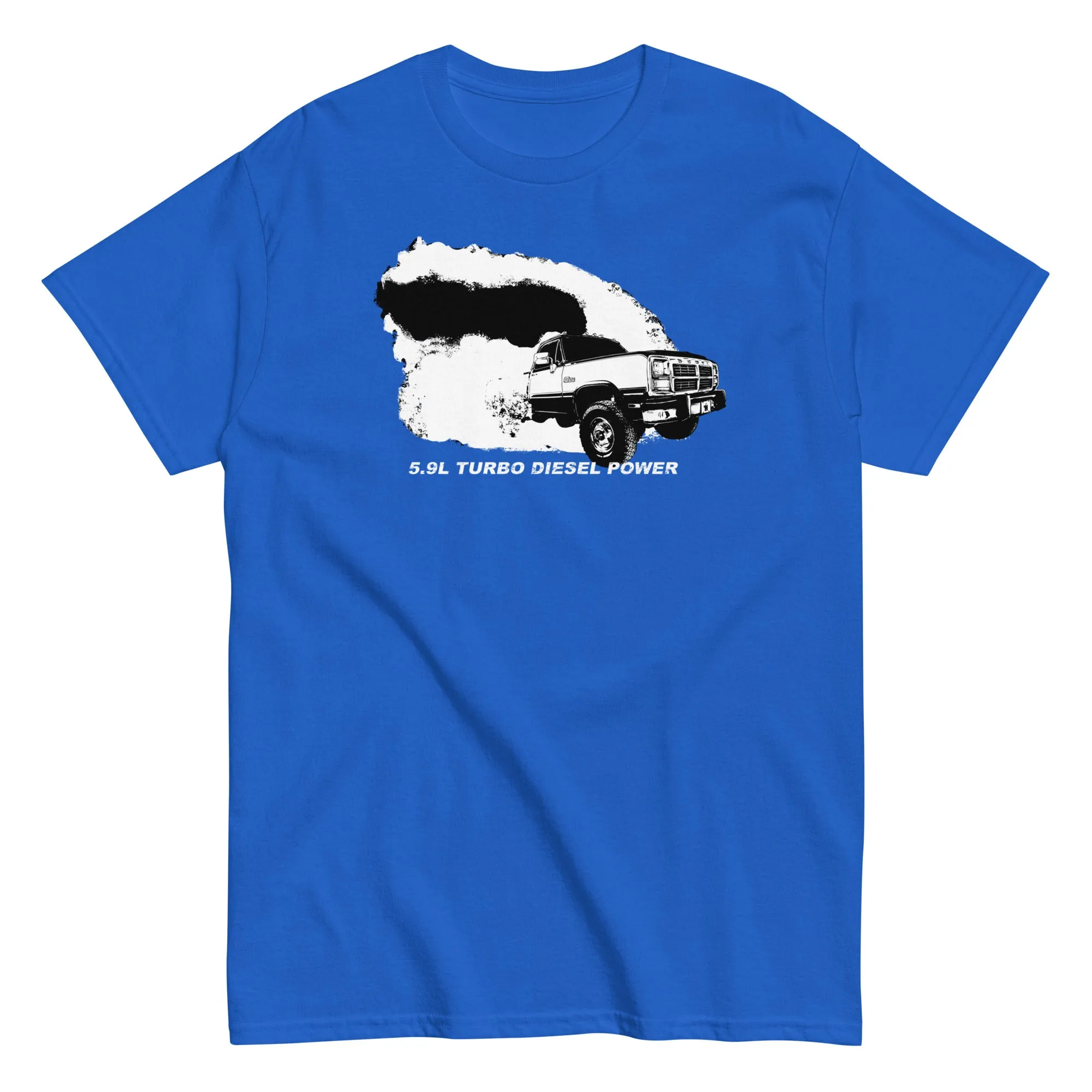 1st Gen 5.9 Diesel Truck Rolling Coal Burnout T-Shirt