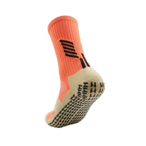 3 Pack Kids Football Grip Socks Orange