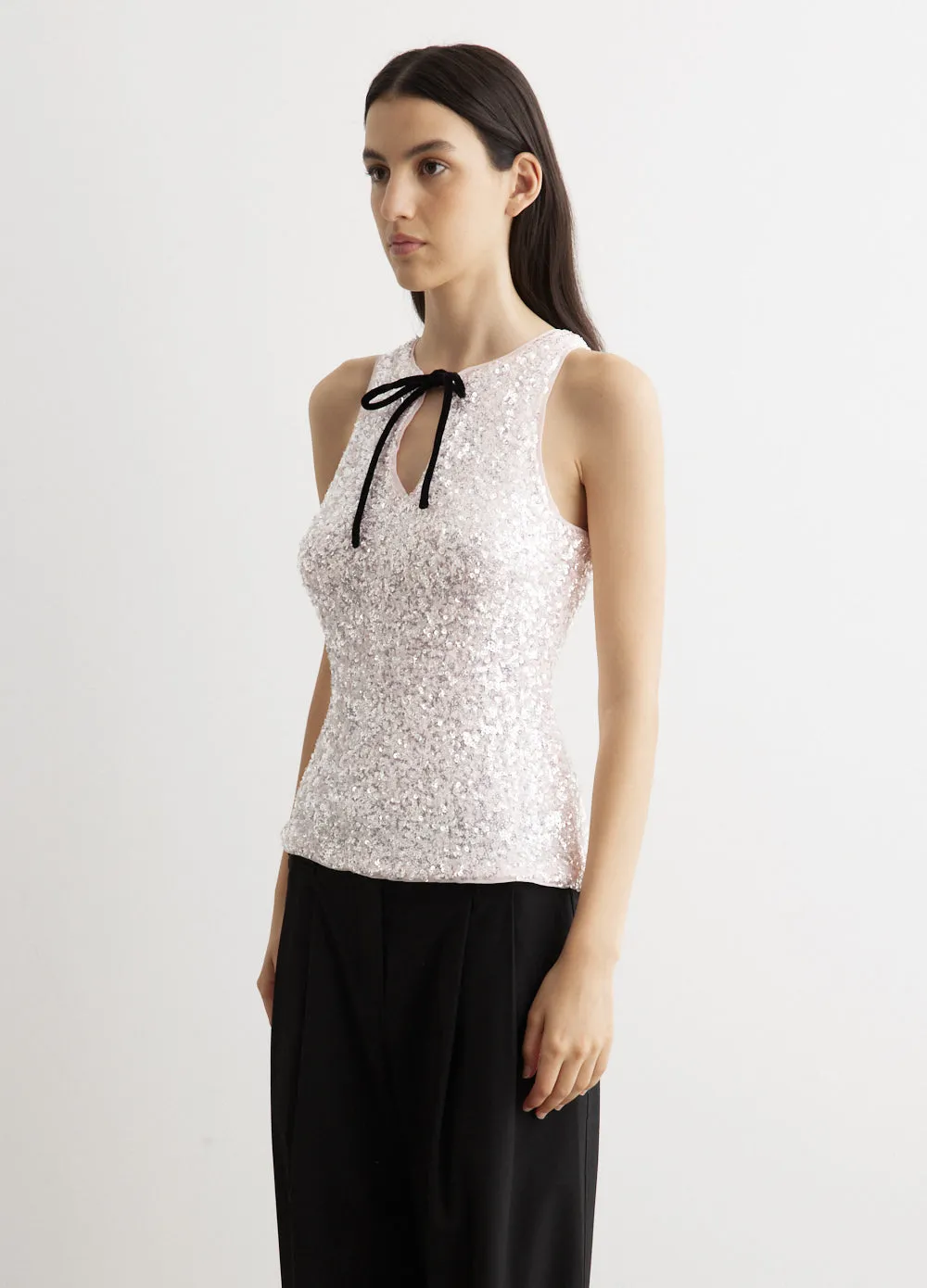 3D Sequins Top