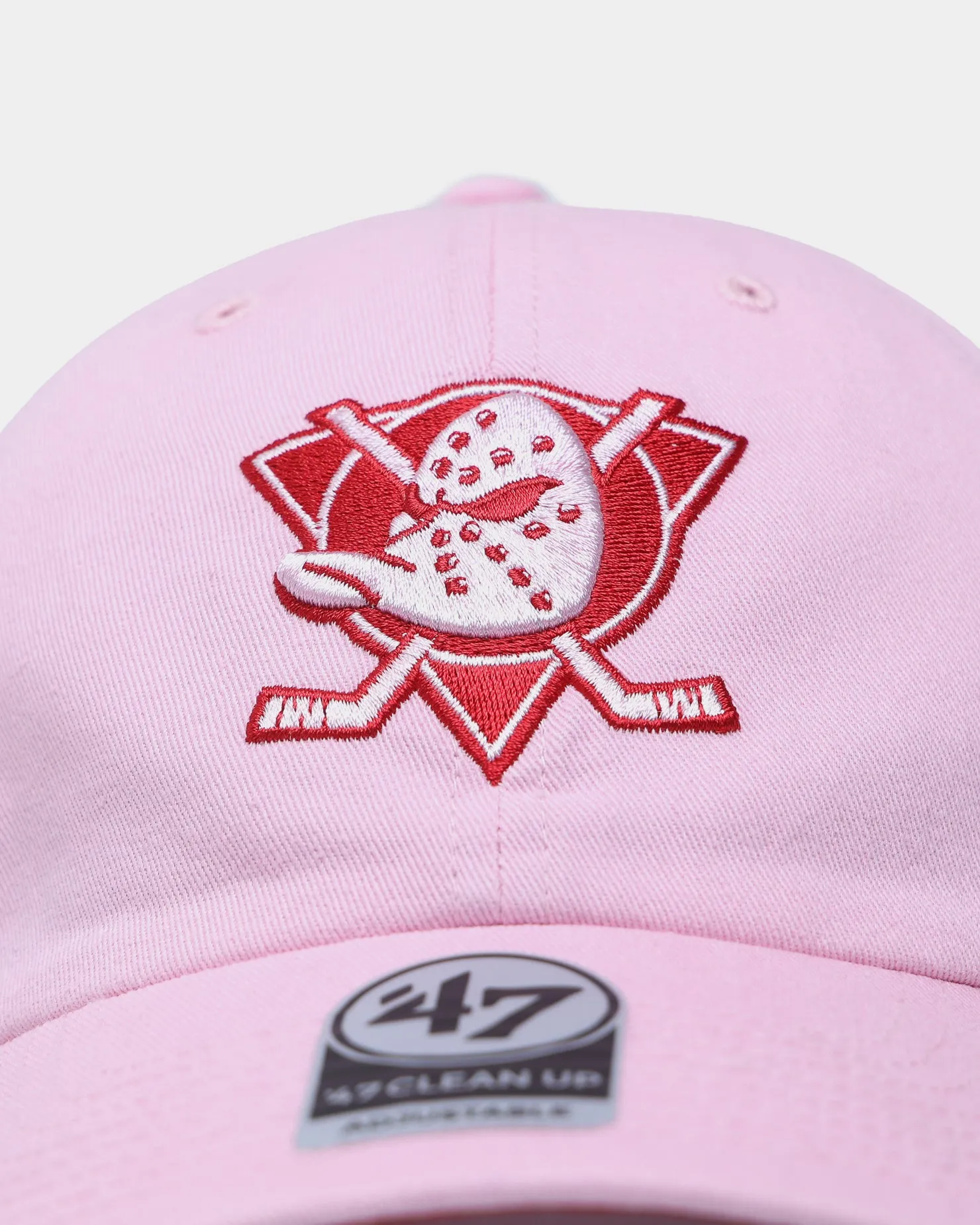 47 Brand Anaheim Ducks 'Lover Not A Fighter' Clean Up Strapback Petal Pink