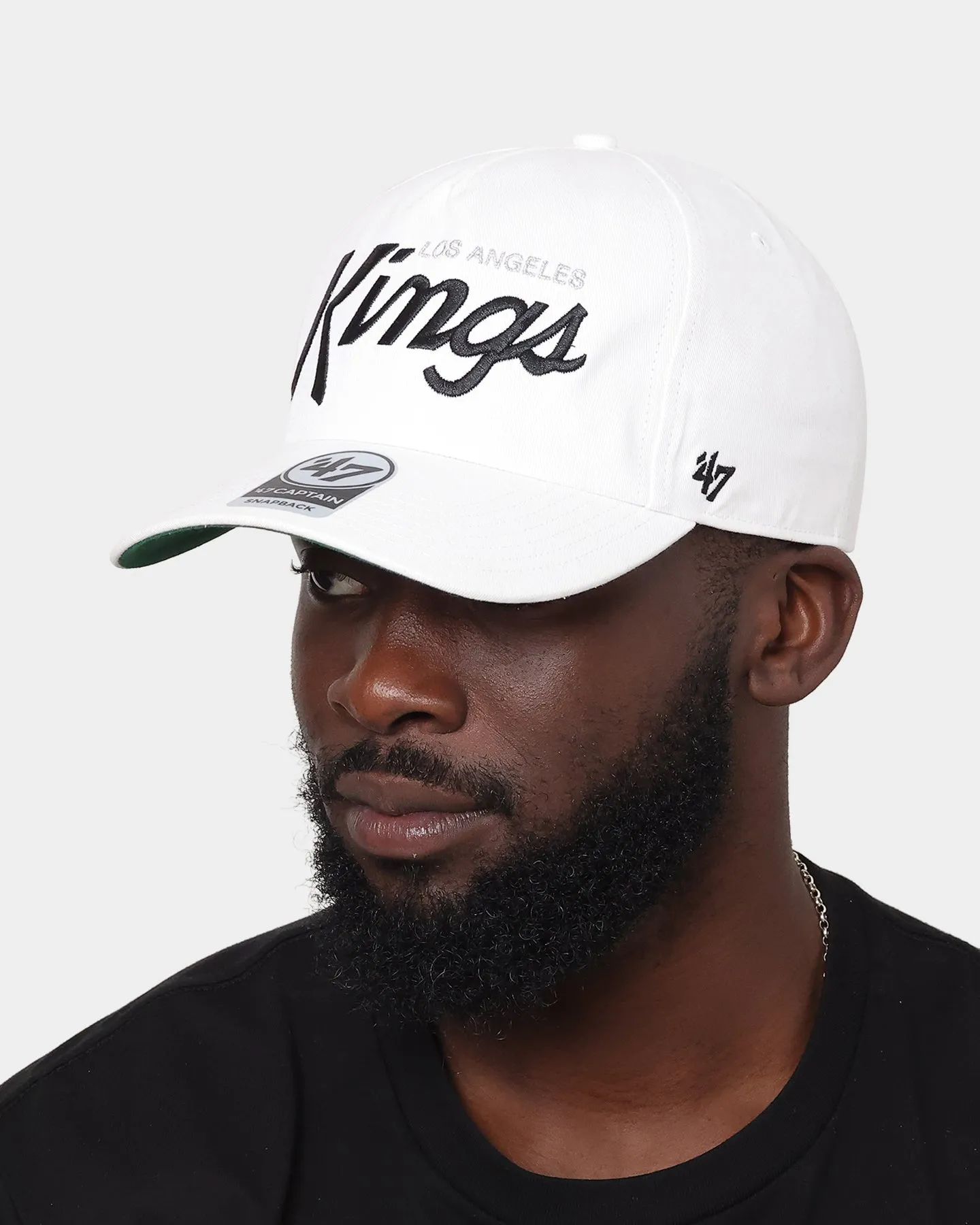 47 Brand Los Angeles Kings Vintage Nantasket Script '47 Captain DTR Snapback White