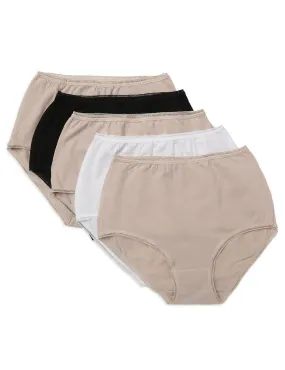 5pk Cotton Lycra Full Brief