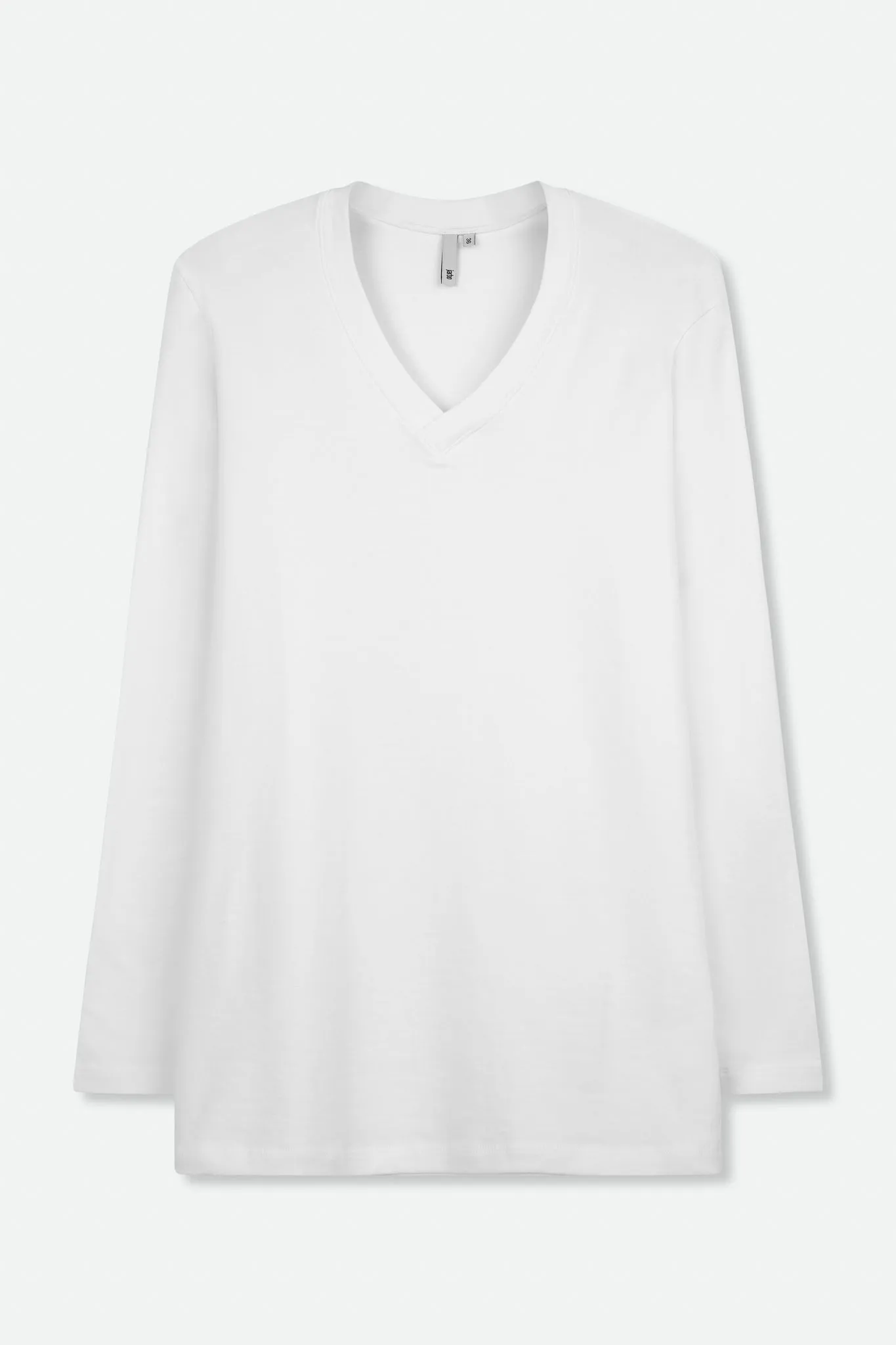 A-LINE V-NECK IN PIMA COTTON STRETCH