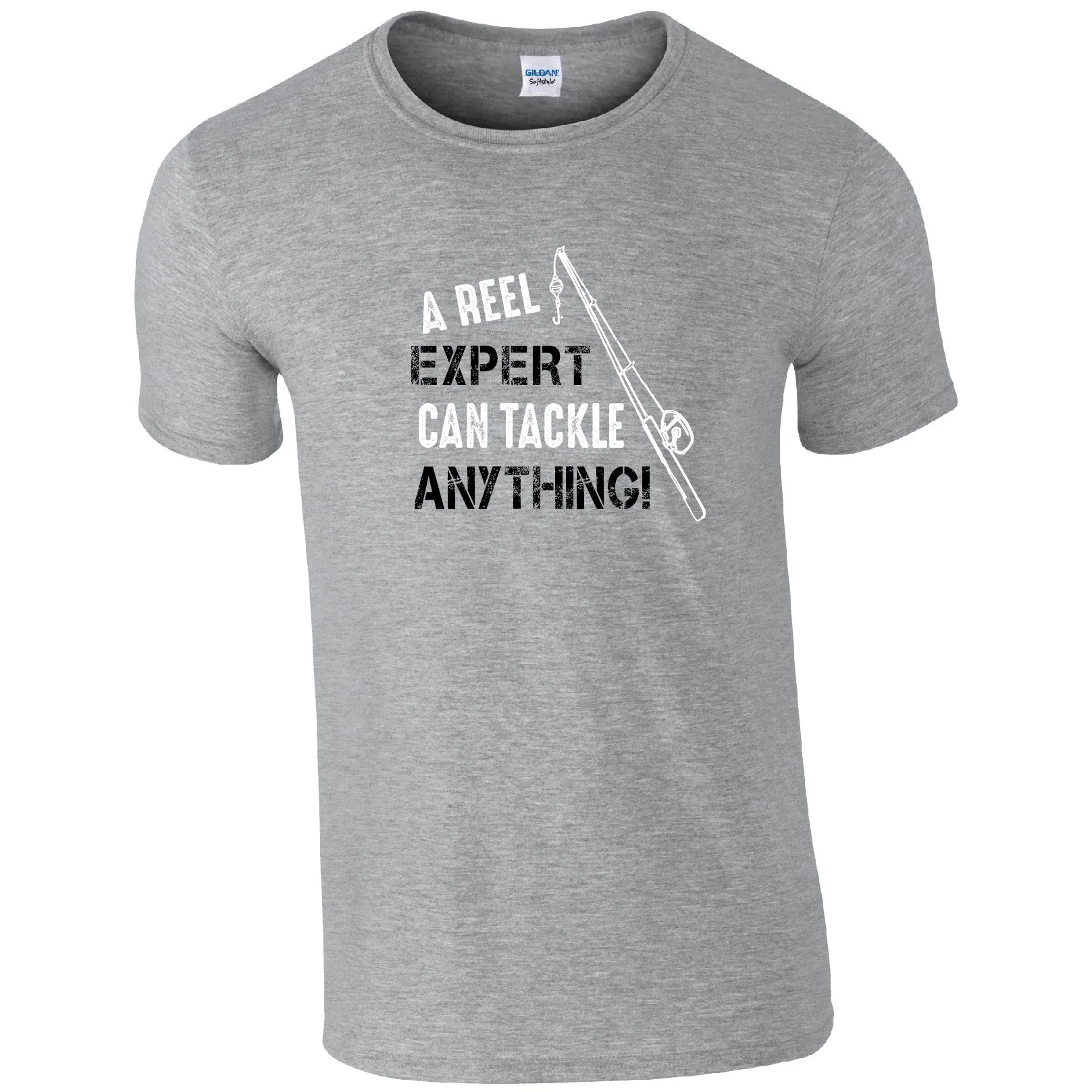 A Reel Expert Can Tackle Anything Fishing Humour T-Shirt