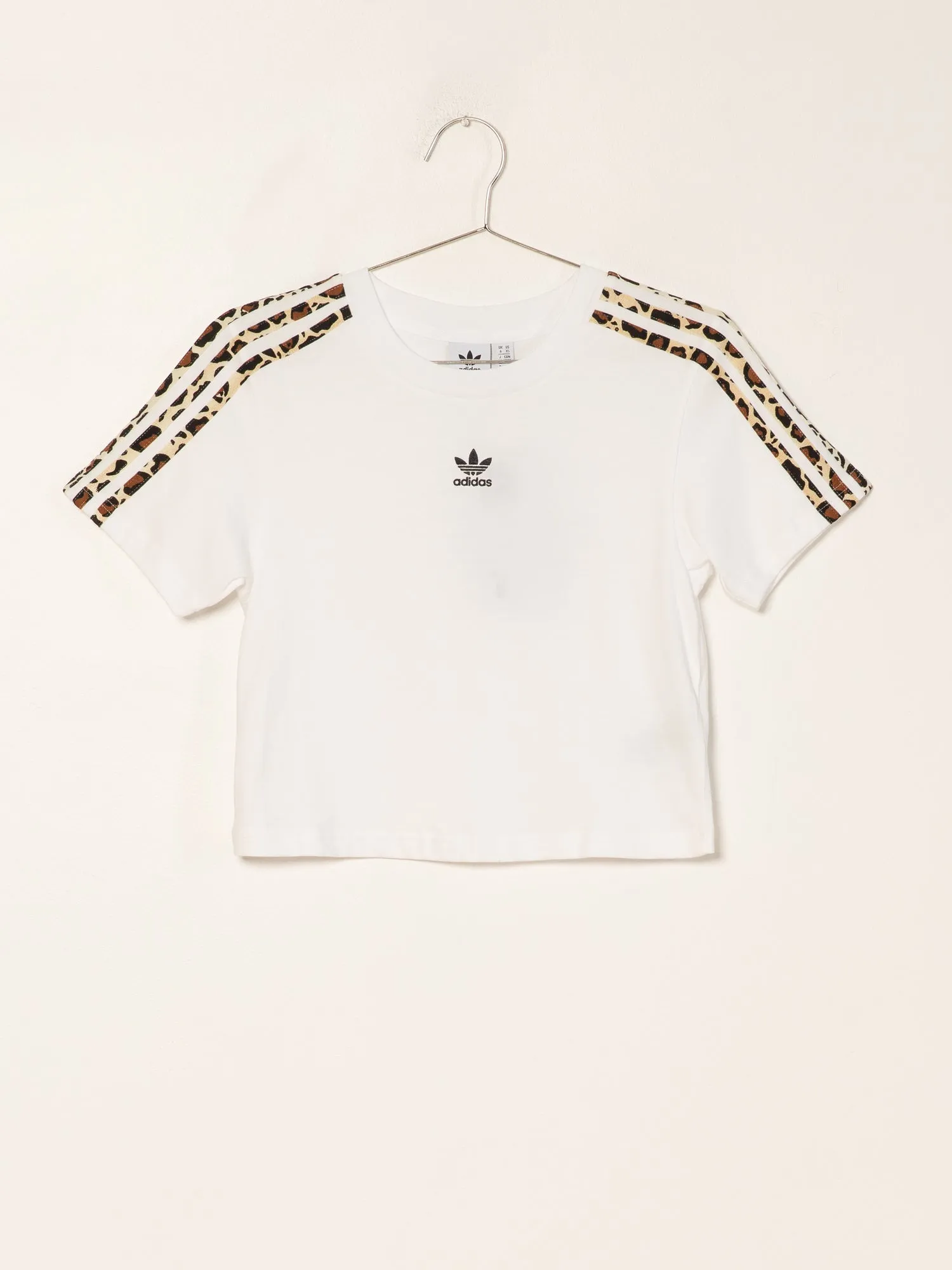 ADIDAS CROPPED SHORT SLEEVE TEE  - CLEARANCE