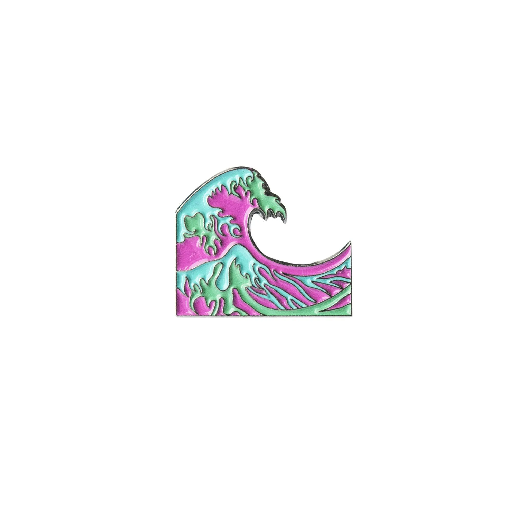 Aesthetics Wave Enamel Pin