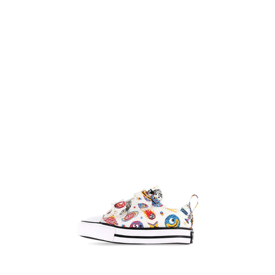 ALL STAR LOW INFANT SPACE CRUISER 2V - WHITE/RED/AMARILLO