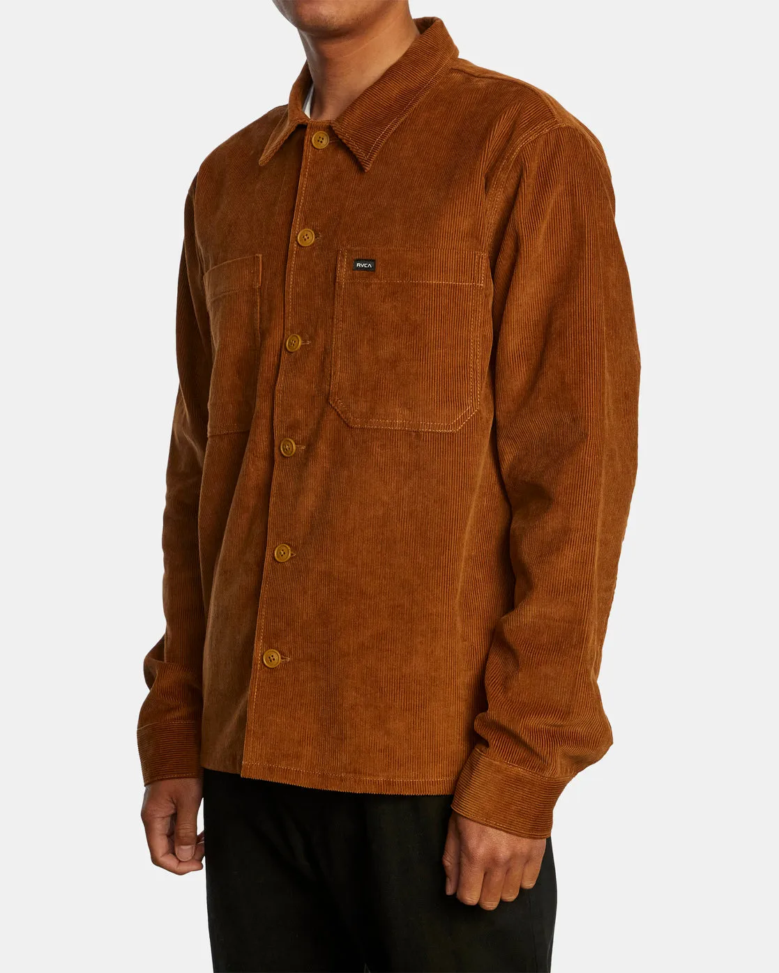 Americana Corduroy Overshirt - Camel