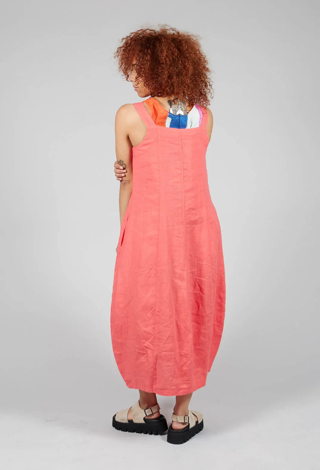 Anguille Dress in Nectarine