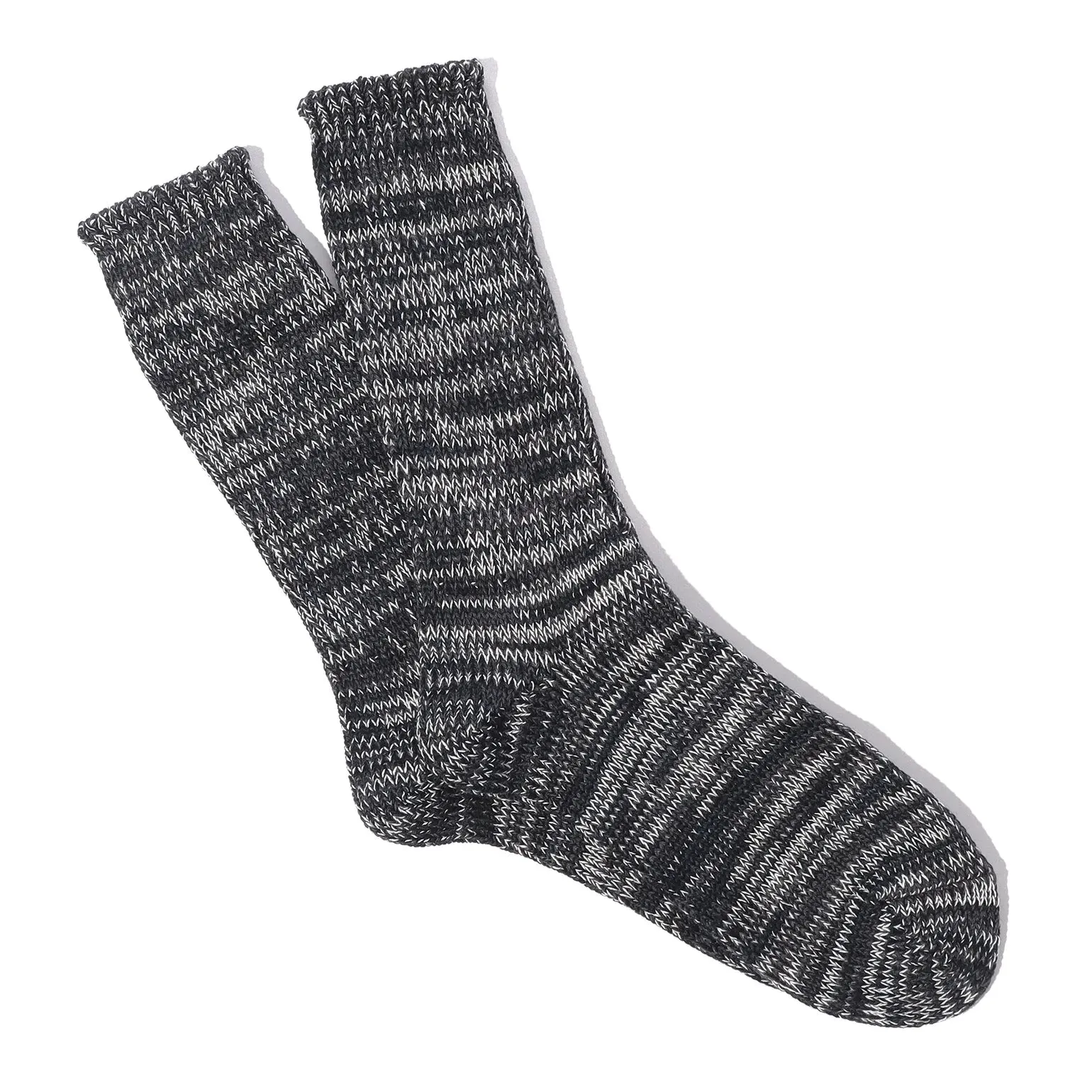 Anonymous Ism Black 5 Color Mix Crew Socks