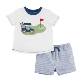 Applique Golf Short Set