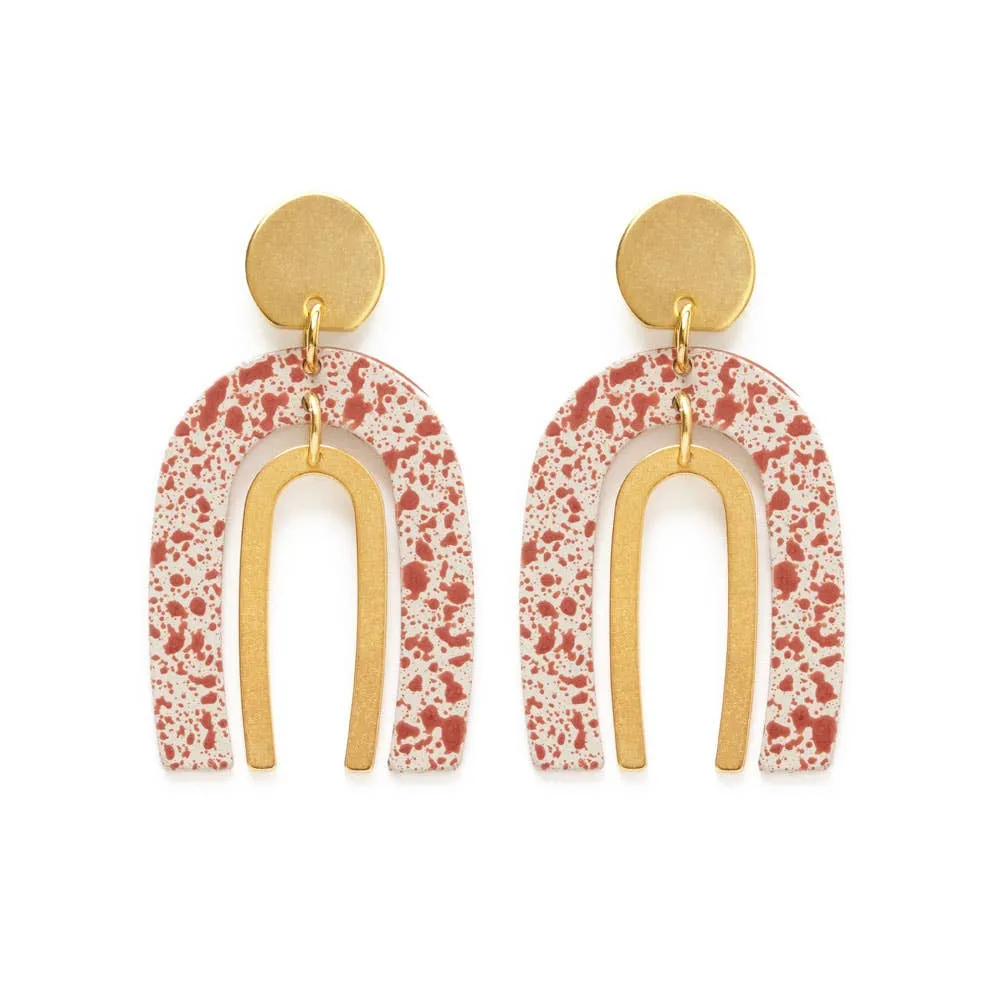 Arches Earrings - splatter