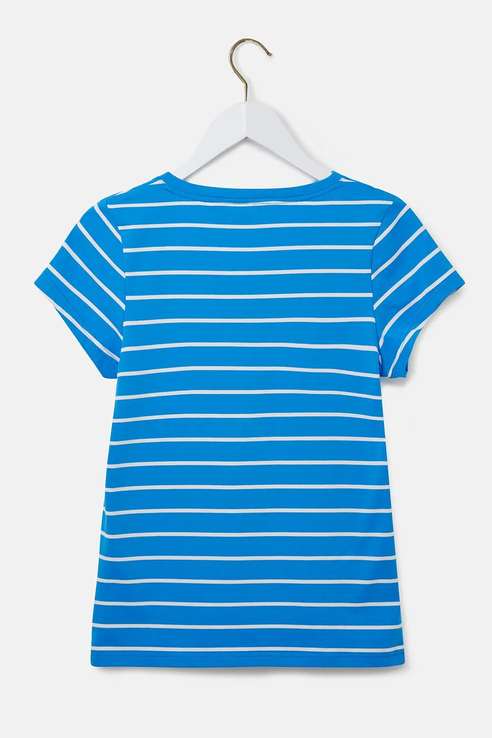 Ariana Tee - Azure Blue Stripe