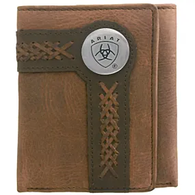 Ariat Tri fold Wallet - Chestnut WLT3102A