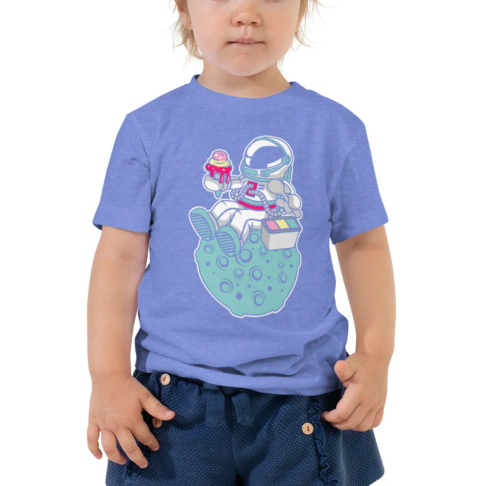 Astronaut | Ice Cream | Pop Art | Toddler | Short Sleeve | T-Shirt