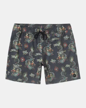 Atlas Elastic Waist Boardshorts 17" - Multi