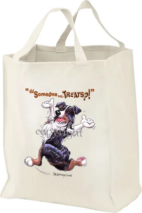 Australian Shepherd  Black Tri - Treats - Tote Bag