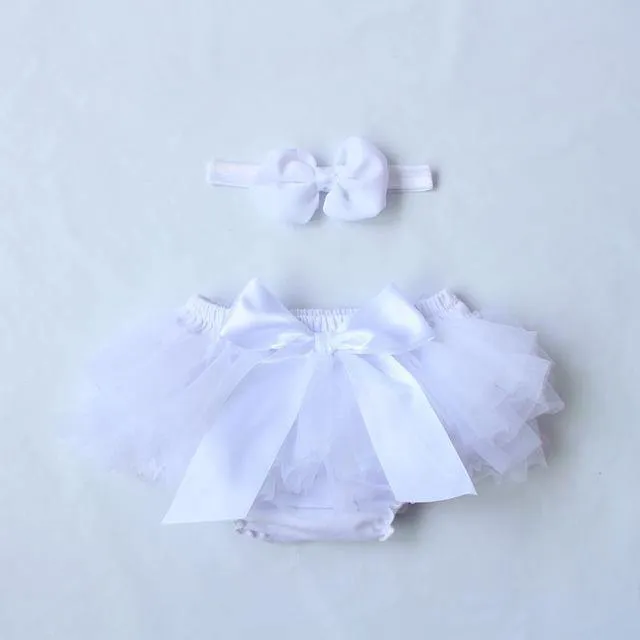 Baby Cotton Chiffon Ruffle Bloomers