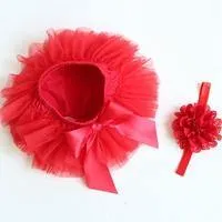 Baby Cotton Chiffon Ruffle Bloomers