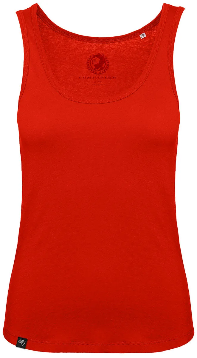 BAC TW073 ― Damen Bio-Baumwolle Tank Top - Rot