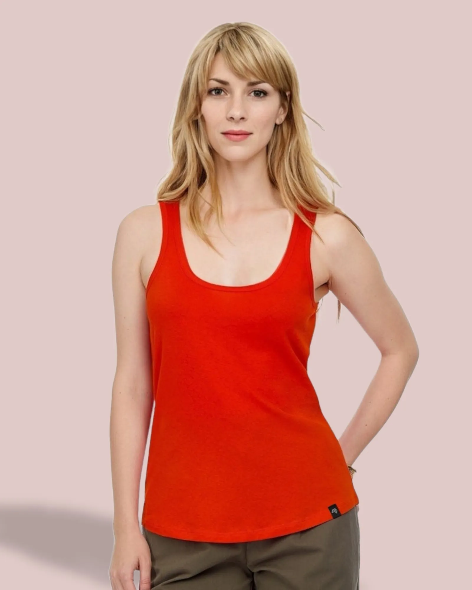 BAC TW073 ― Damen Bio-Baumwolle Tank Top - Rot