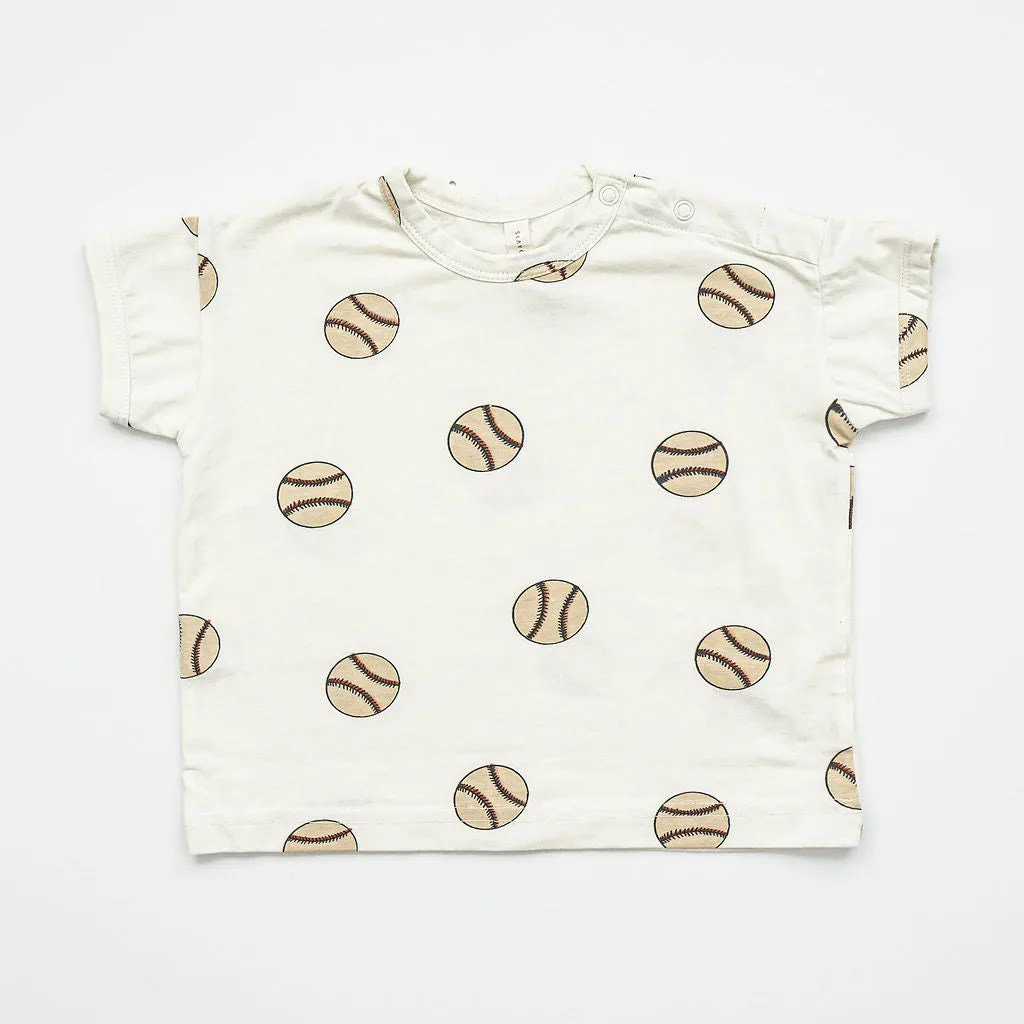 Baseball Organic Cotton Box Tee