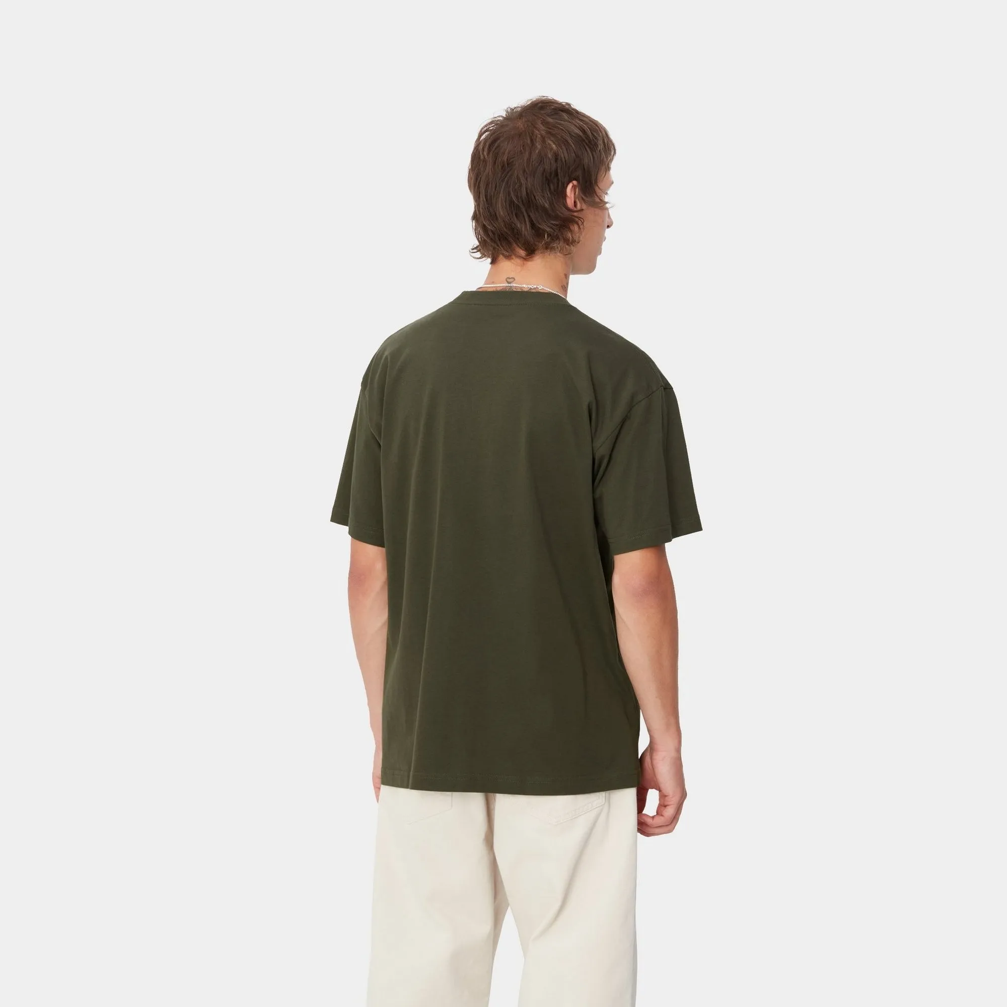 Basics T-Shirt | Office Green / Winter Spice