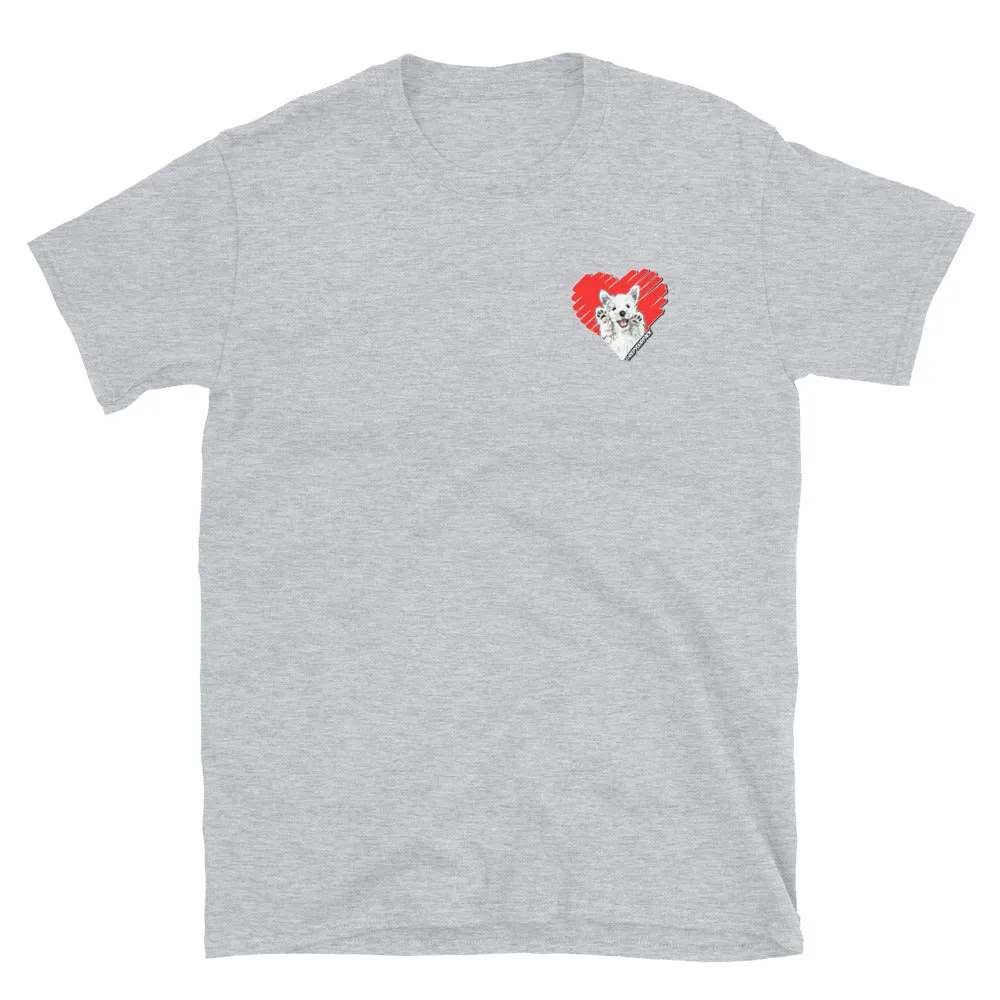 Baxter Westie Heart Design T-Shirt