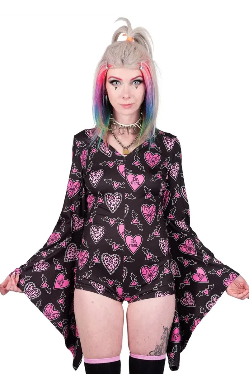 Be Mine Hellz Bells Pajama Romper