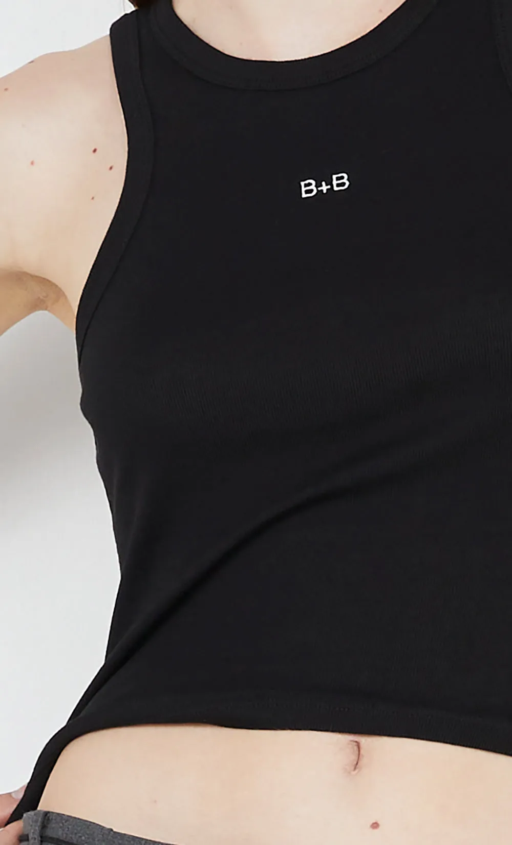 Bec   Bridge - B B Racer Tank in Black