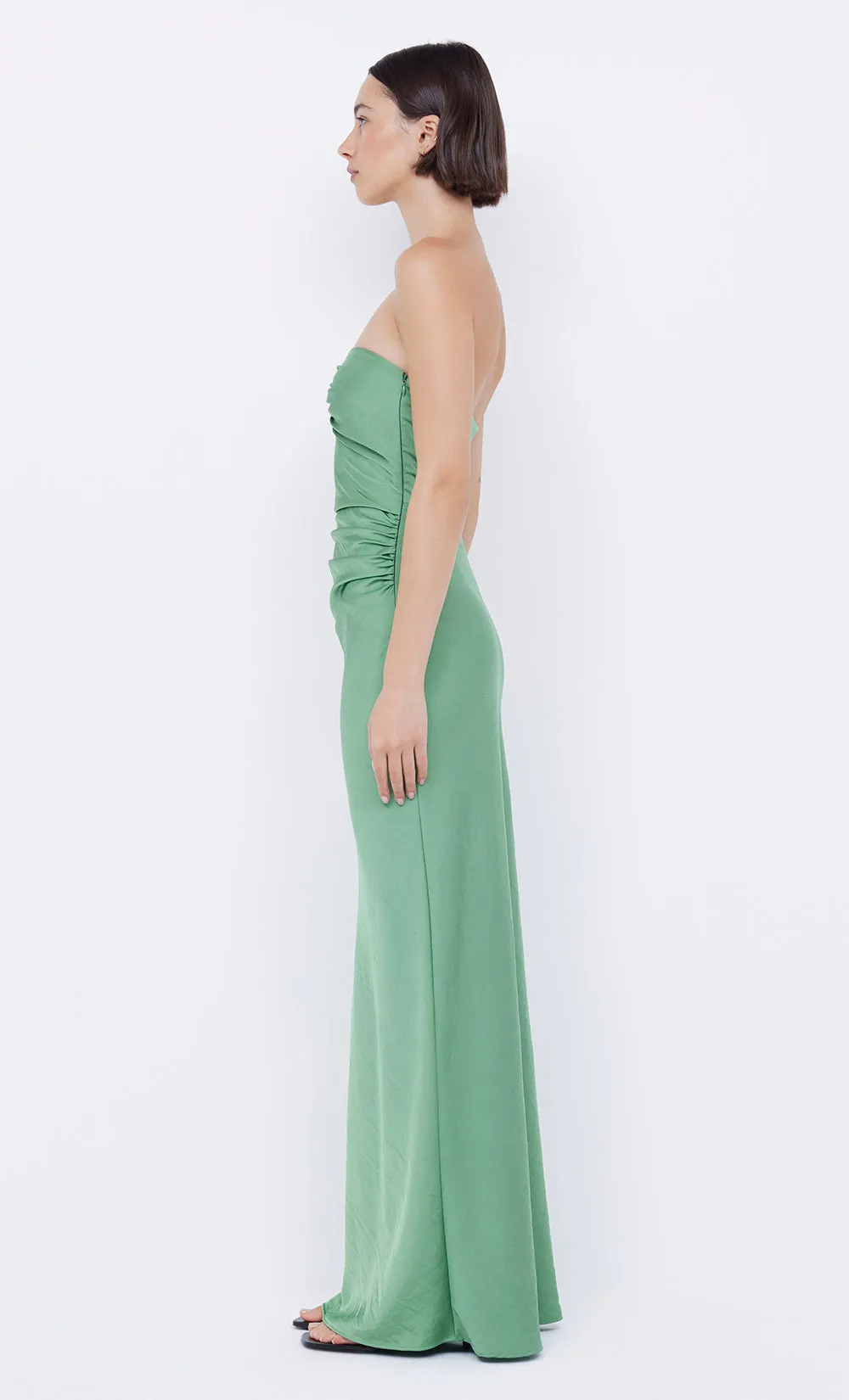 Bec   Bridge - Emilia Strapless Dress in Green Apple