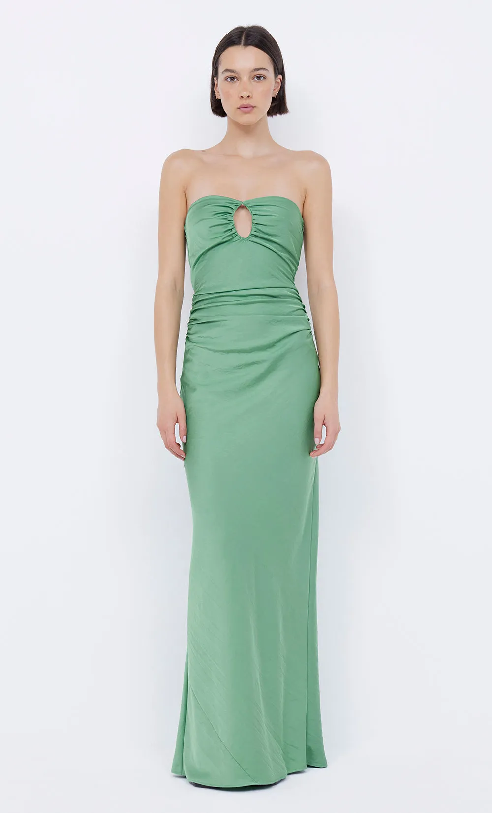 Bec   Bridge - Emilia Strapless Dress in Green Apple