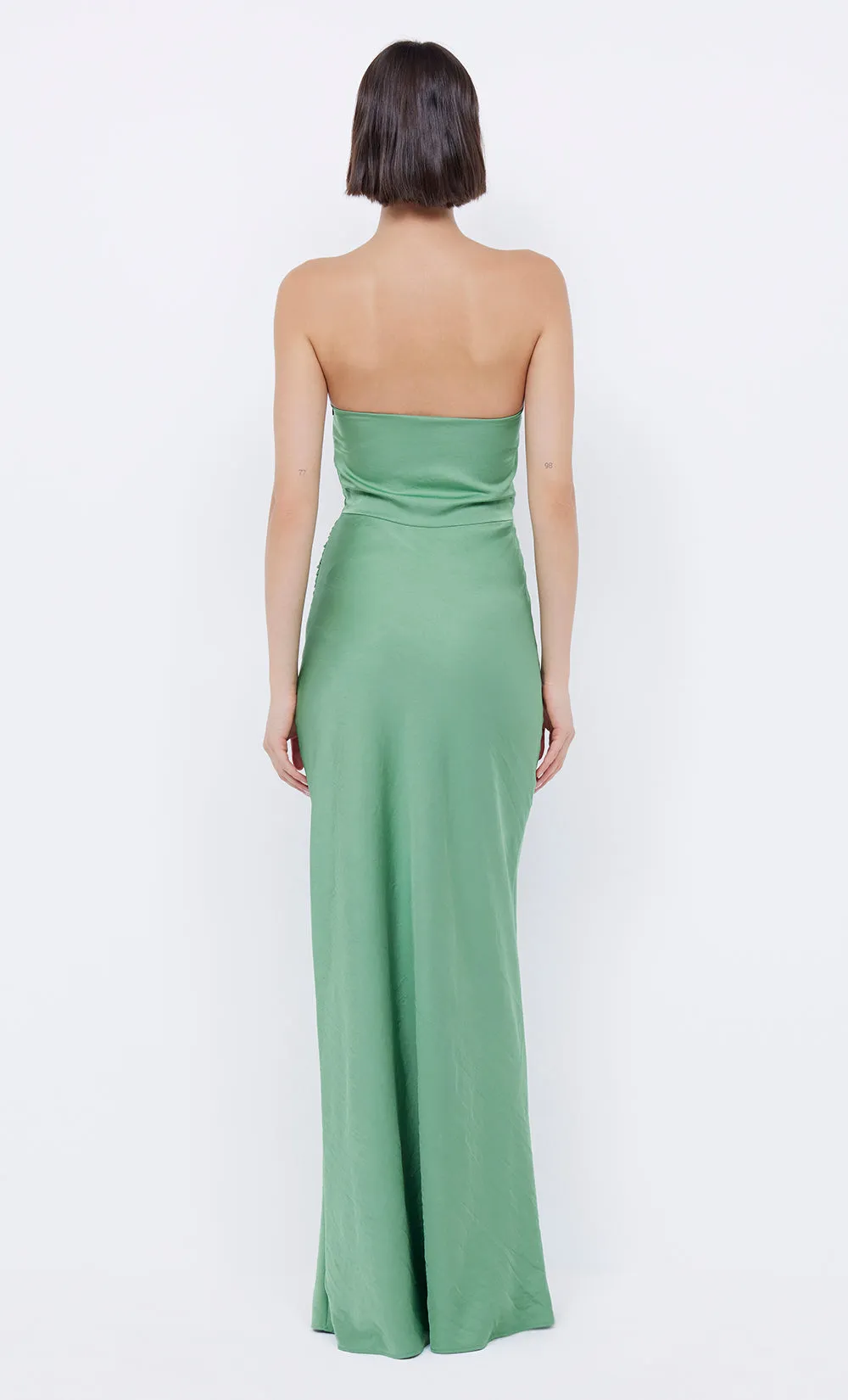 Bec   Bridge - Emilia Strapless Dress in Green Apple