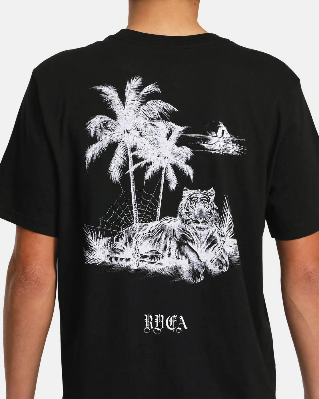 Benjamin Jeanjean Tiger Beach Tee - Black