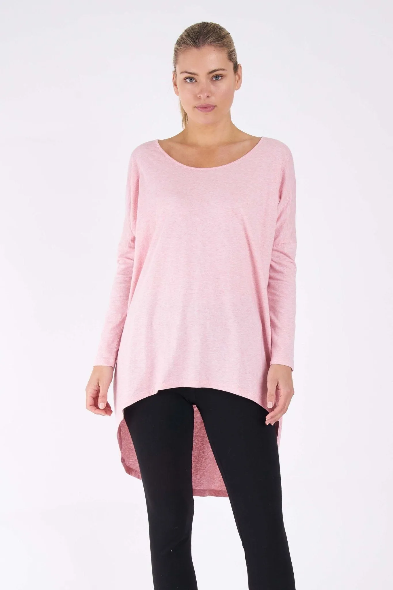 Betty Basics Nelly Long Sleeve Top in Carnation