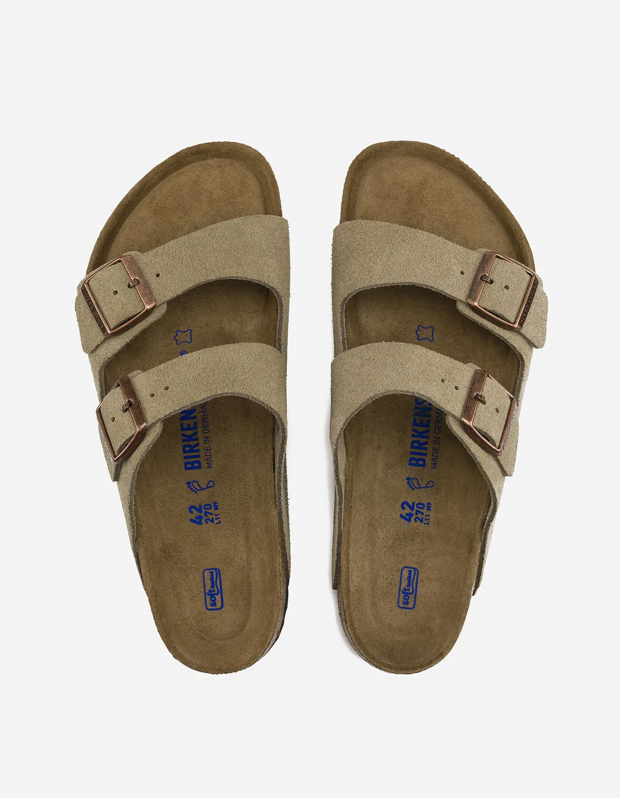 Birkenstock Arizona SFB Suede Taupe