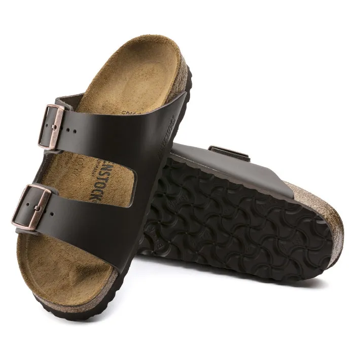 Birkenstock Arizona Smooth Leather Dark Brown Regular Width