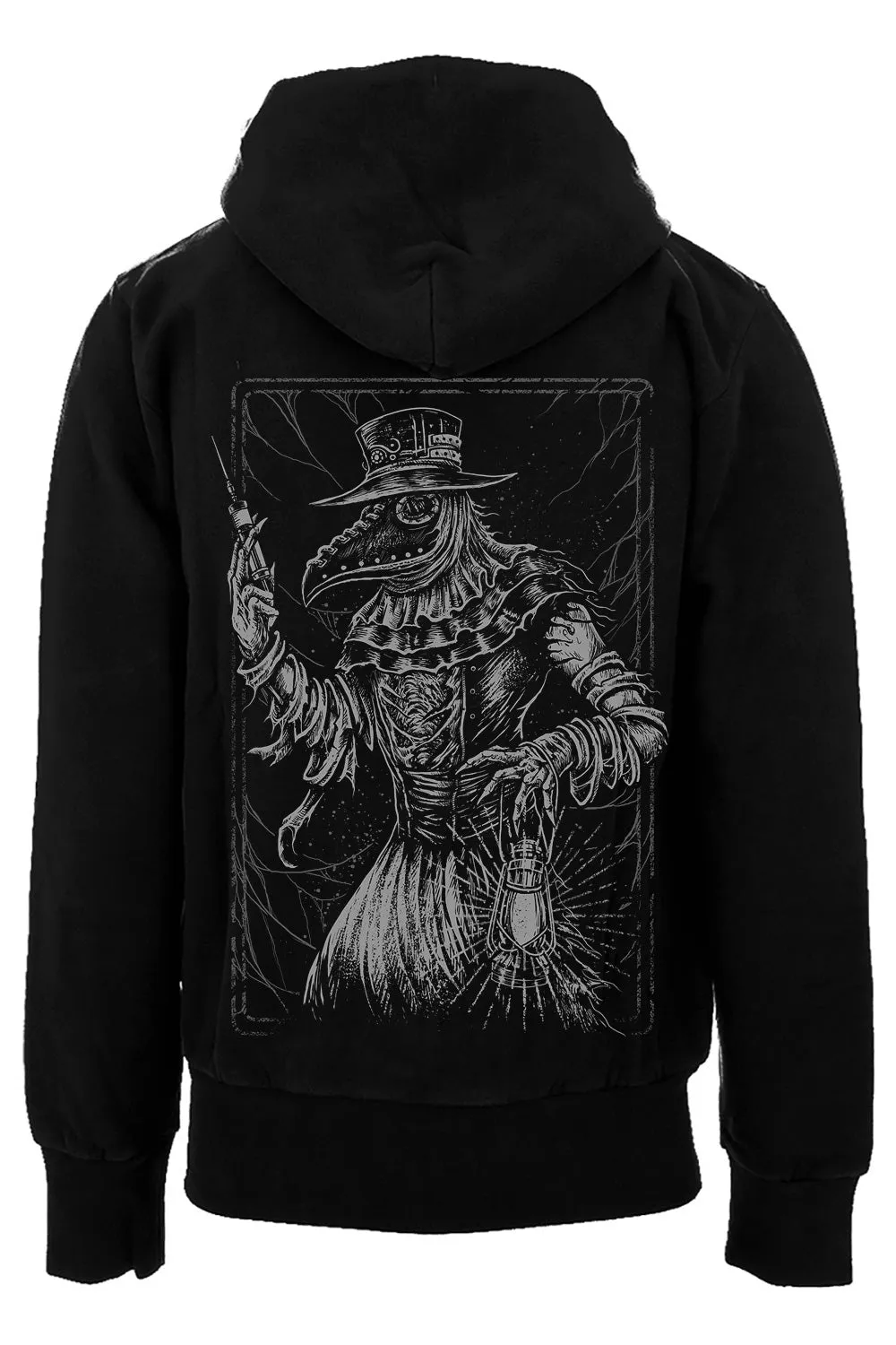 Black Death Doctor Hoodie [Zipper or Pullover]