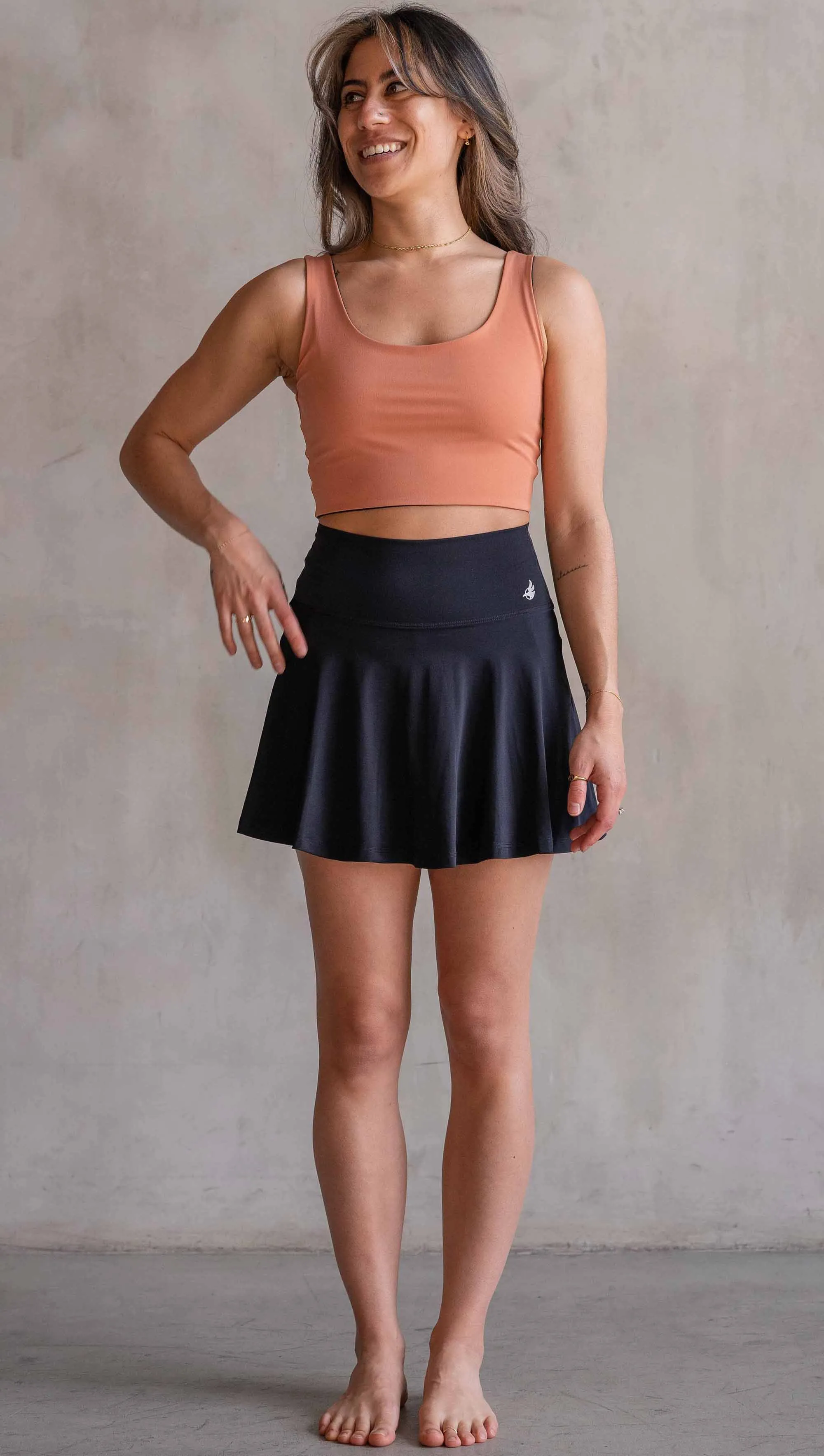 Black - EnviSoft Active Skirt