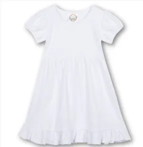 Blanks Short Sleeve Dress - Ruffle Trim