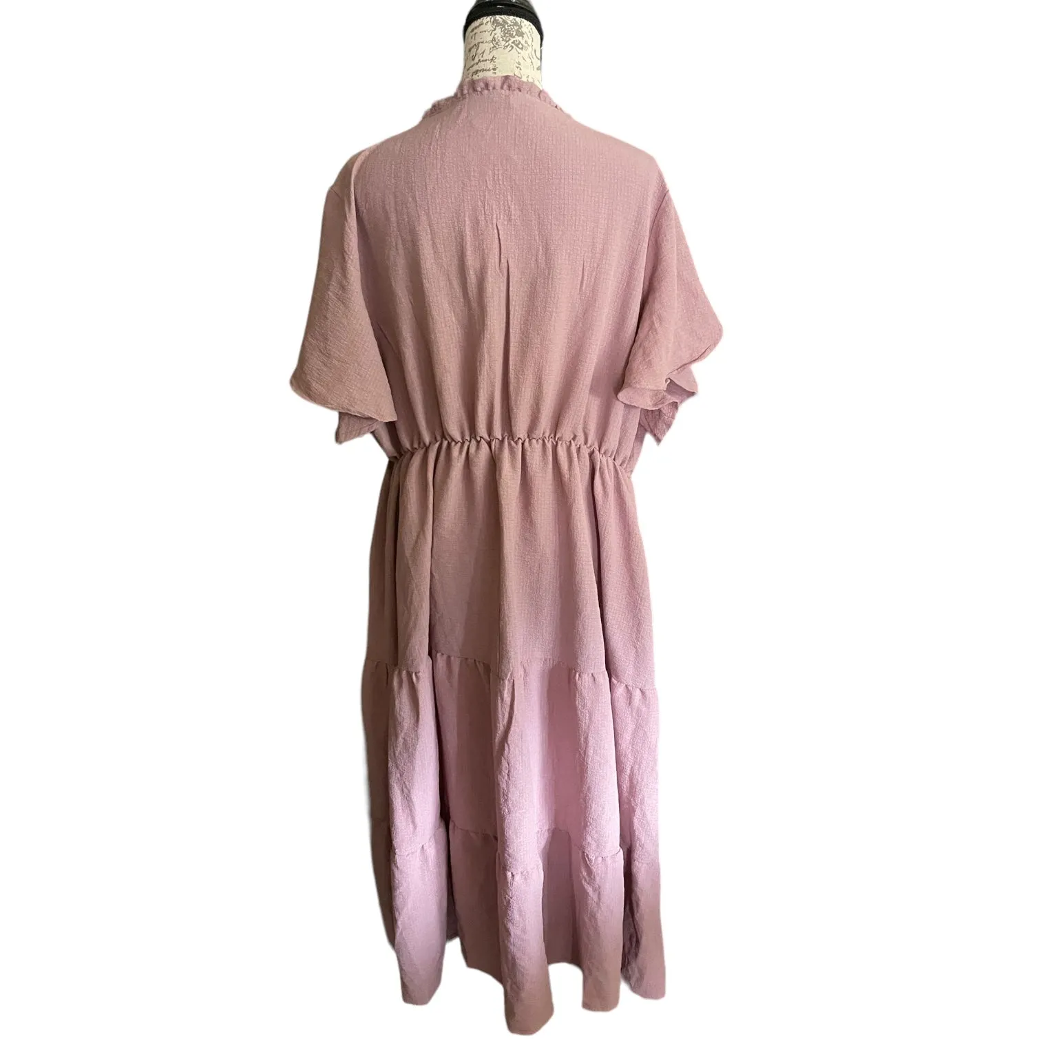 Bloomchic Pink Midi Summer Dress Plus Size 18/20