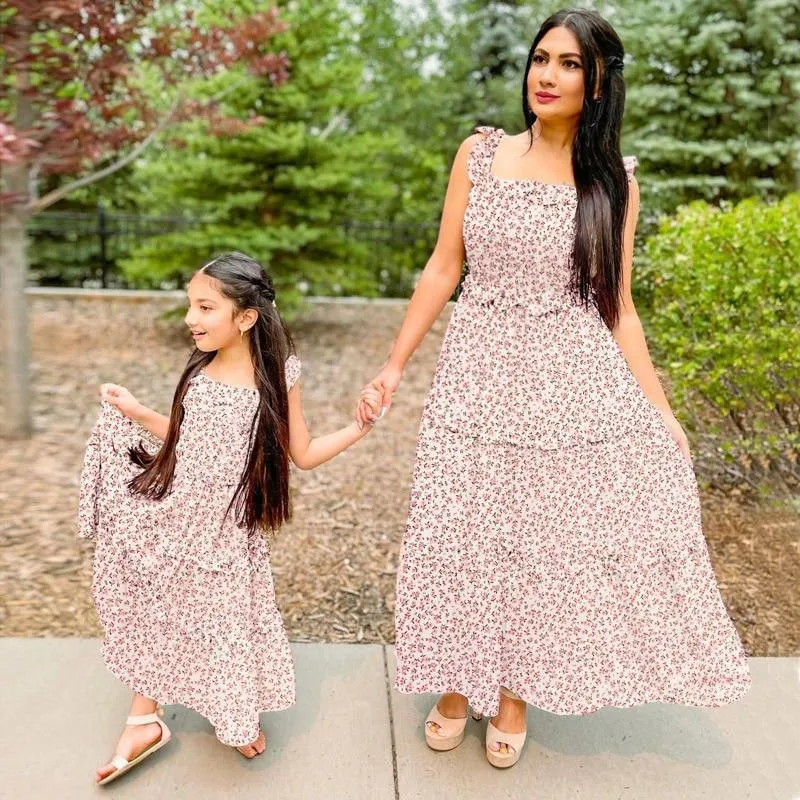 BOHO BLOOM MOMMY & ME FLORAL DRESS SET