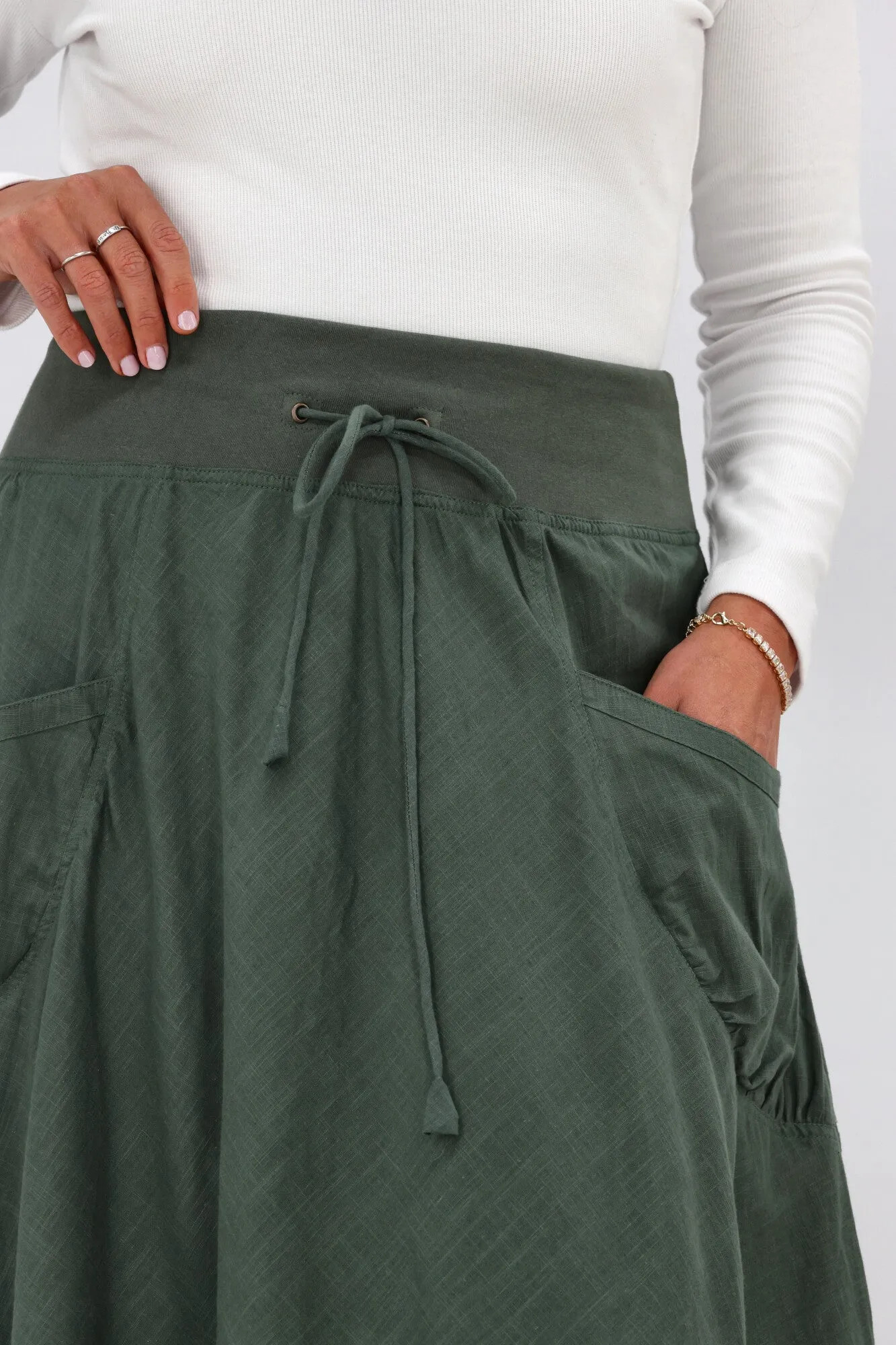 Boom Shankar Guru Skirt Teal