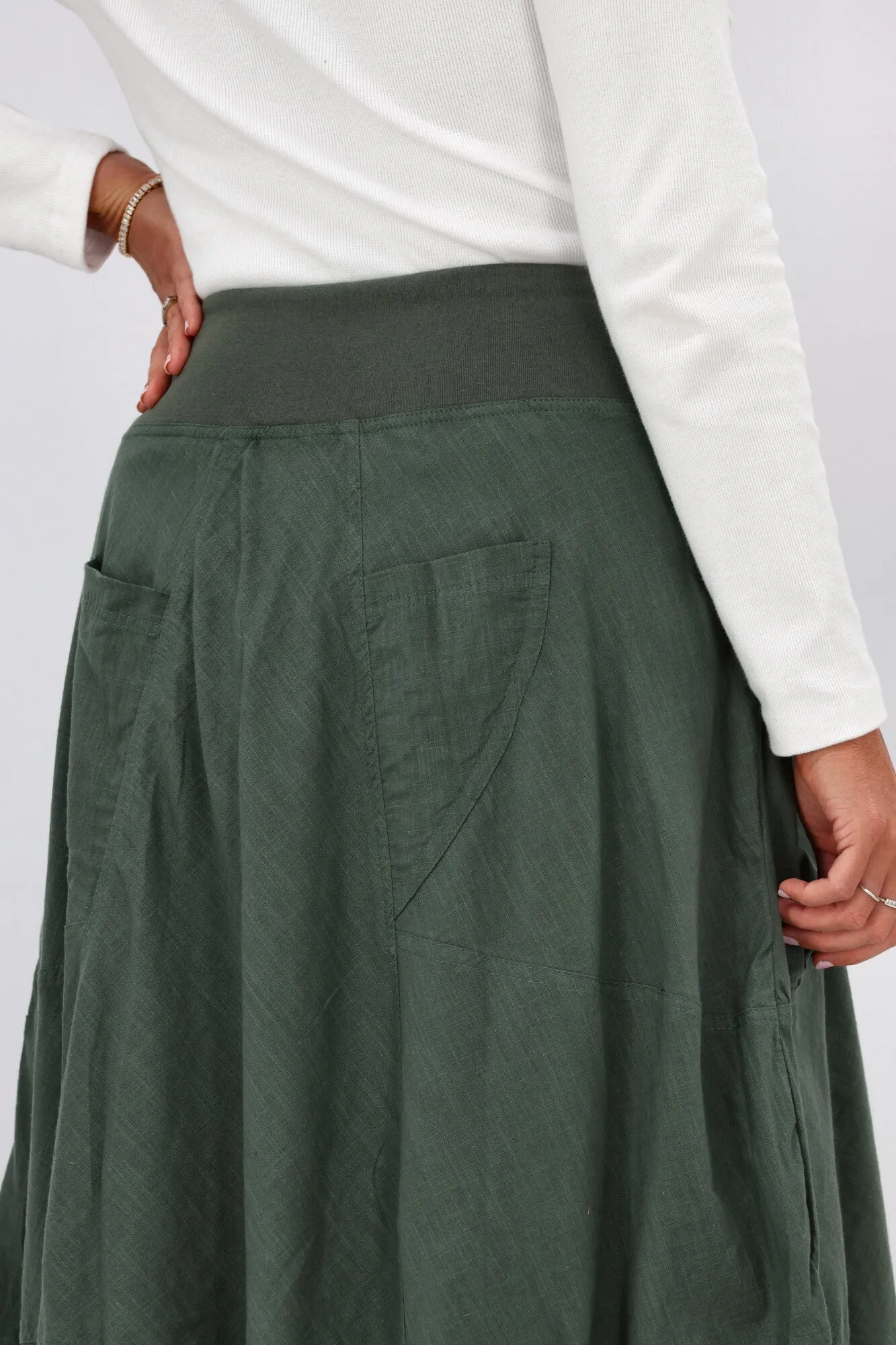 Boom Shankar Guru Skirt Teal