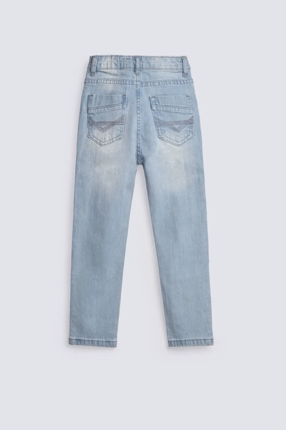 BOYS LIGHT WASHED DENIM