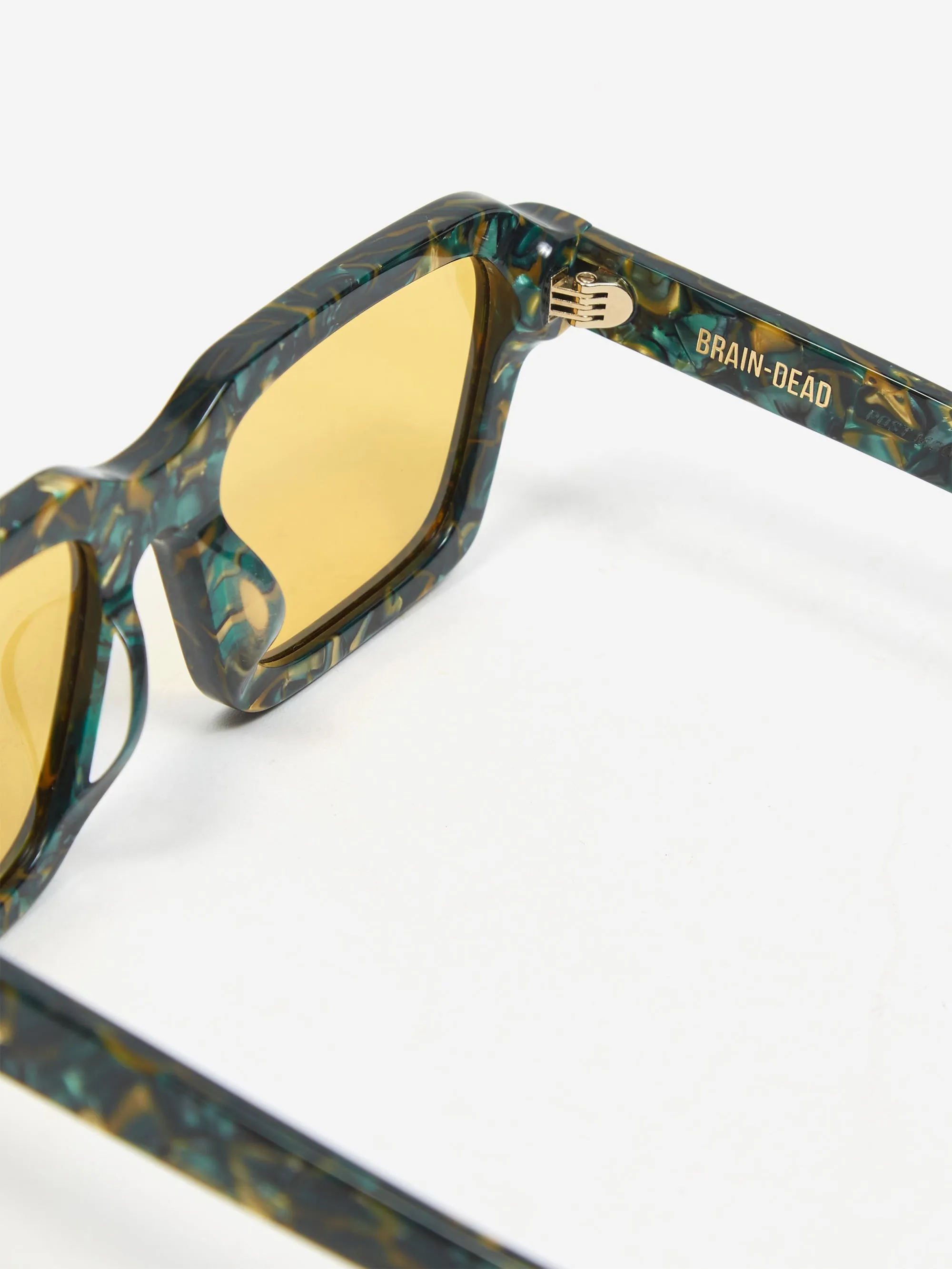 Brain Dead Staunton Sunglasses - Green Granite