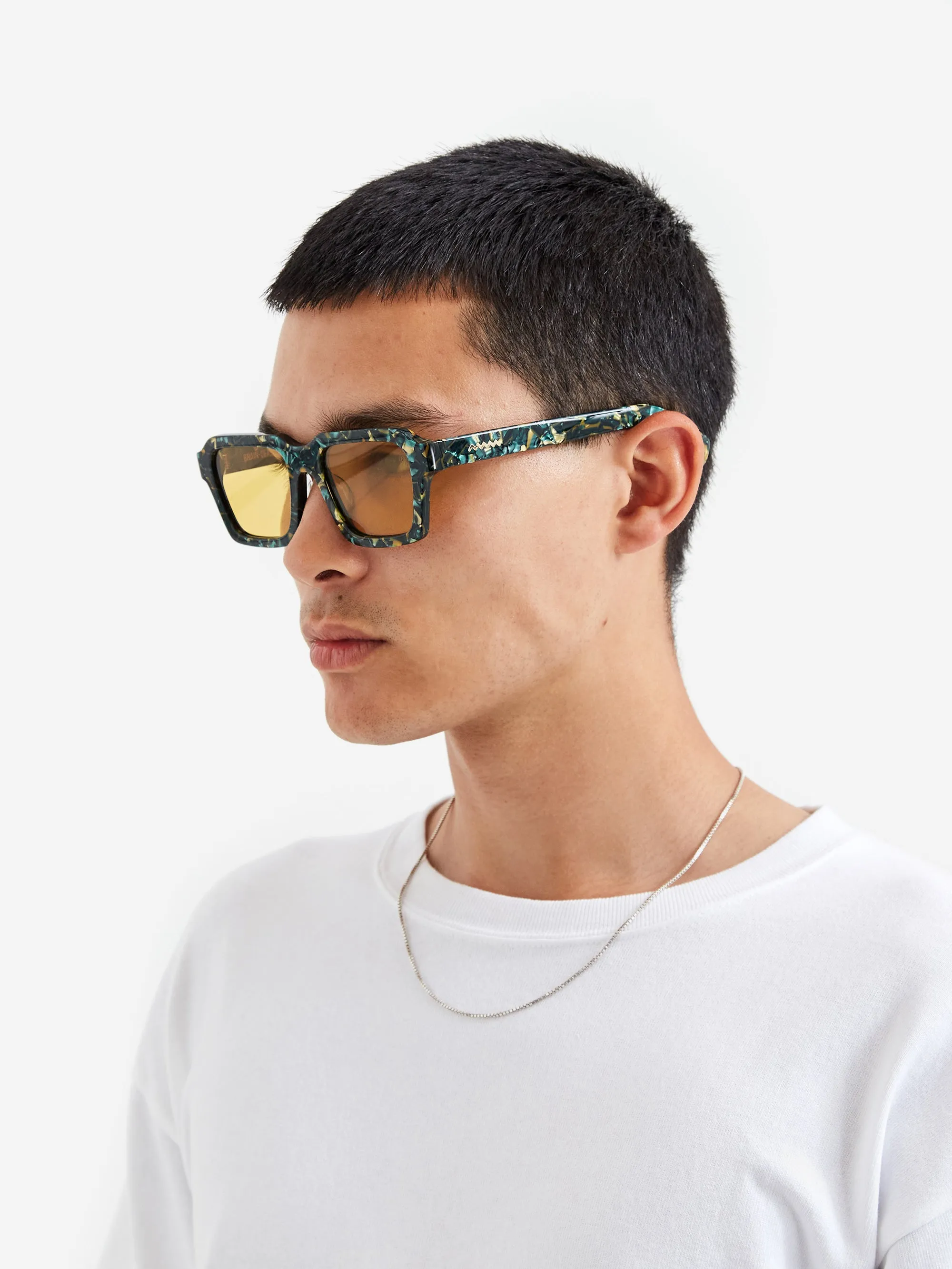 Brain Dead Staunton Sunglasses - Green Granite